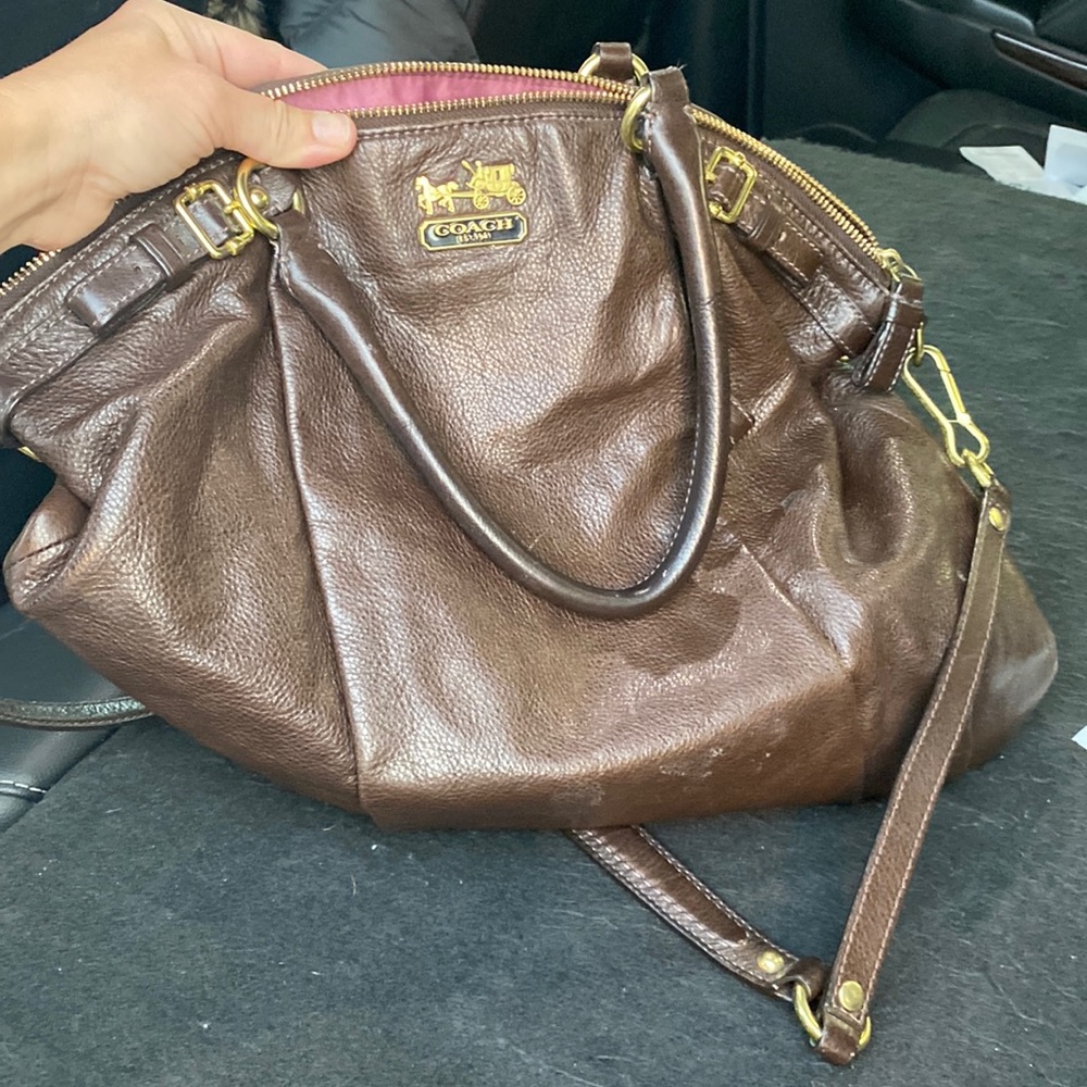 Coach Leather Brown Crossbody purse